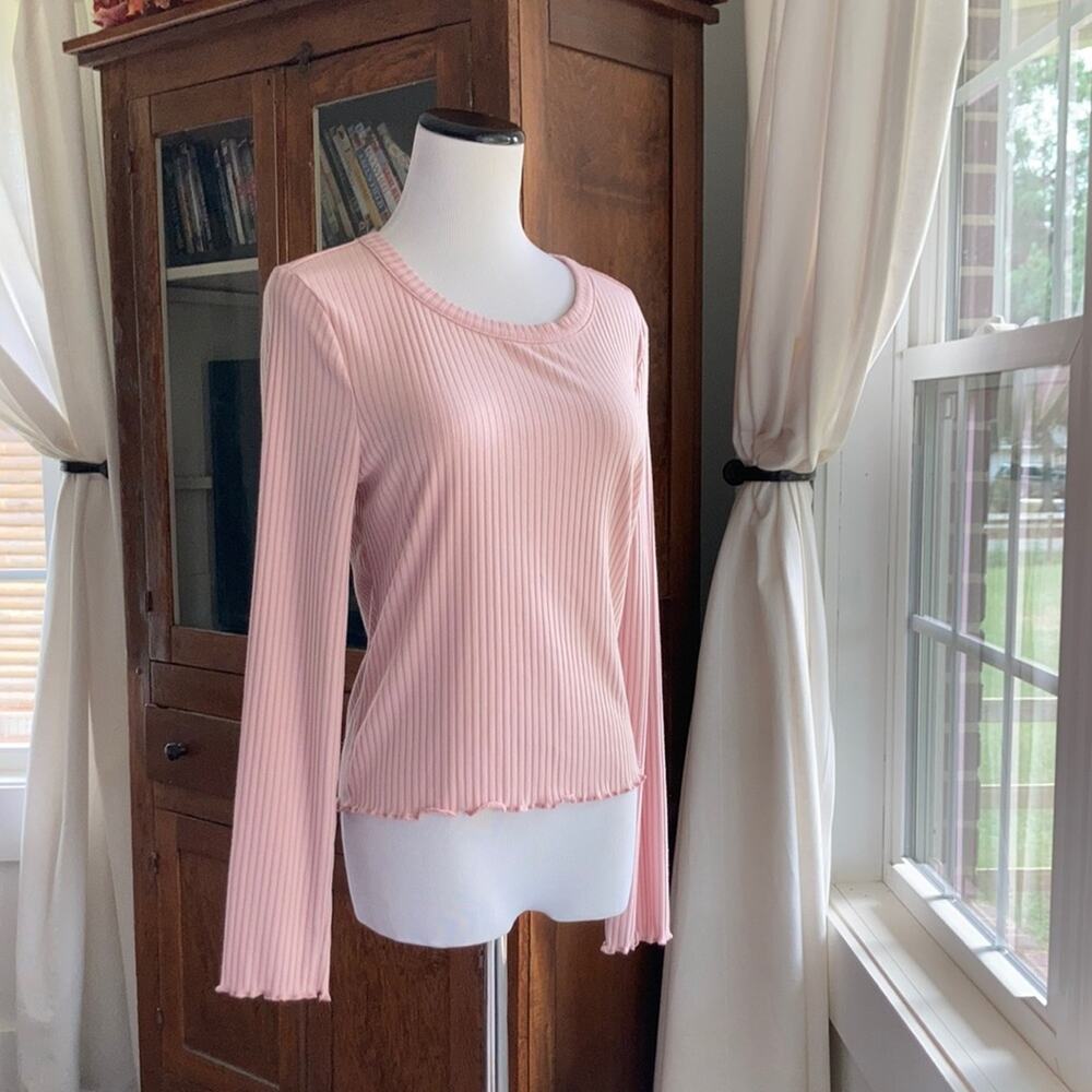 American Rag Dusty Pink Stretch Pullover, Size L